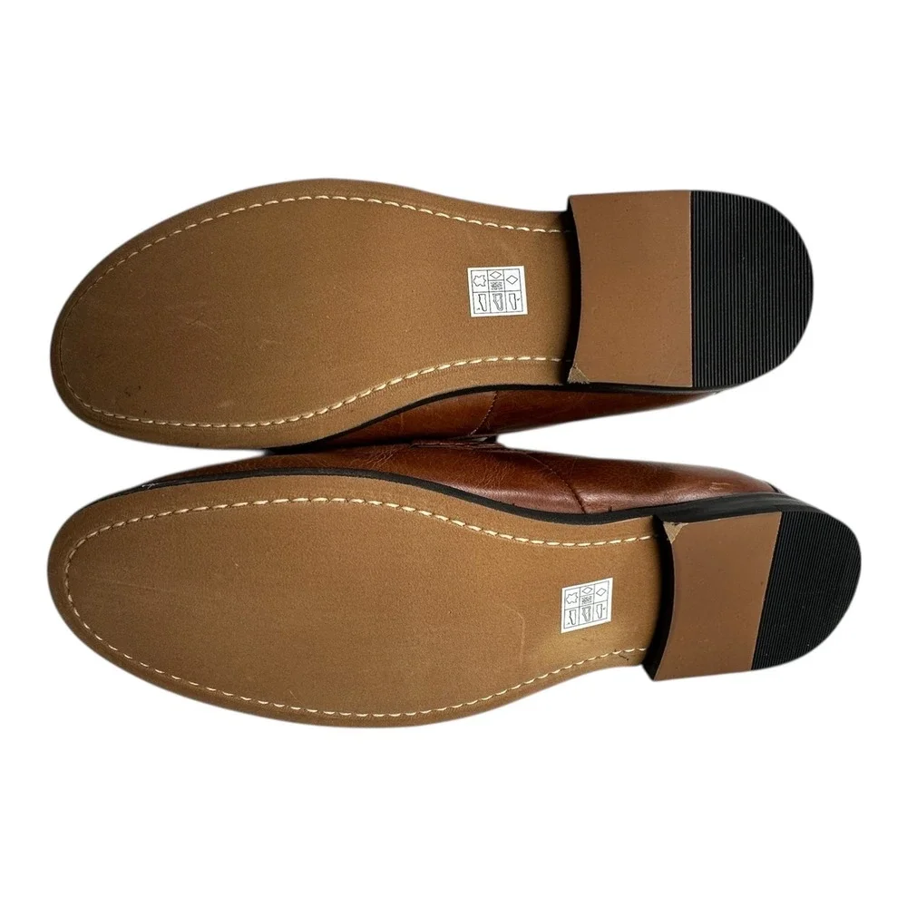 CURT & LARSON Men's‎ Crespo Cog Loafers Buckle Bit Leather Tan US 11